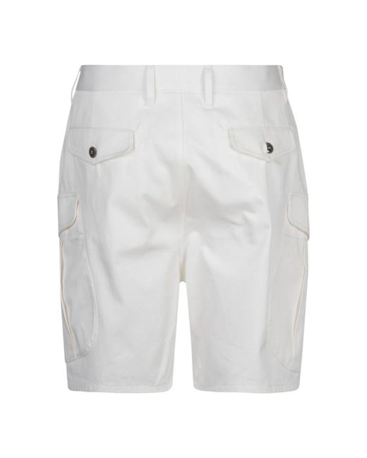 Giorgio Armani White Casual Shorts for men