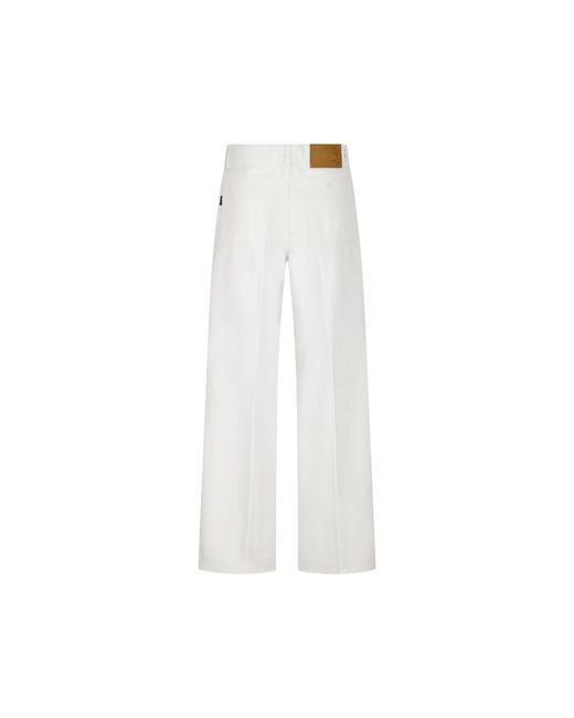 Haikure White Straight Fit Jeans