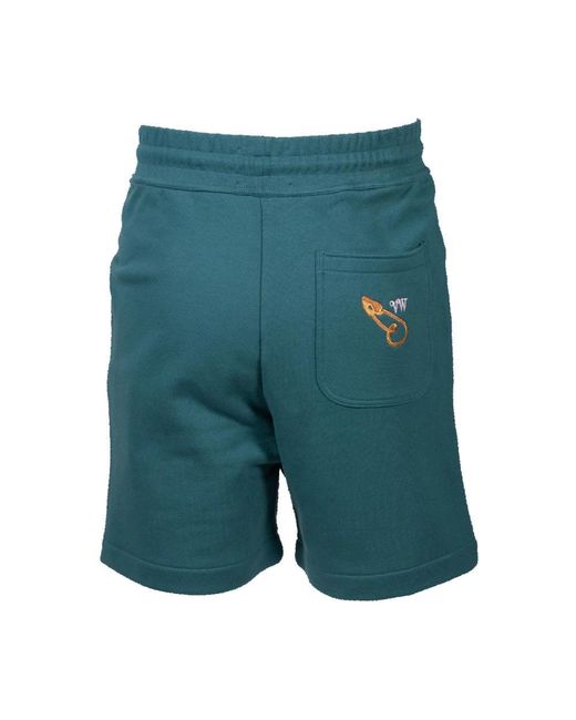 Vivienne Westwood Green Casual Shorts for men