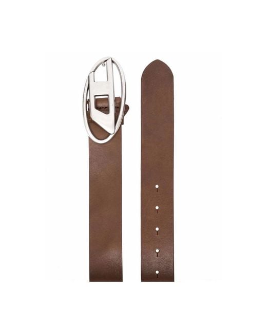 DIESEL Brown Belts for men