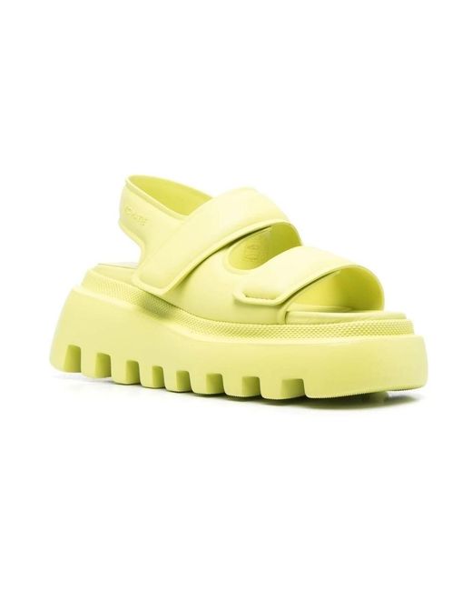 Vic Matié Yellow Flat Sandals