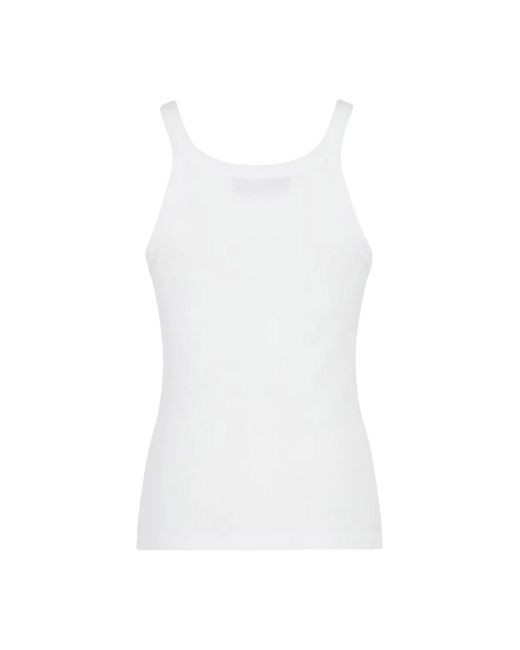 Fendi White Sleeveless Tops