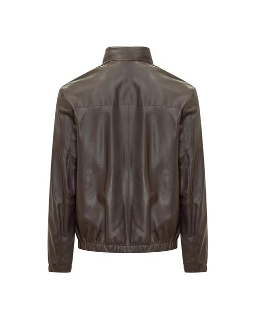 Leather Jackets Boss de hombre de color Gray