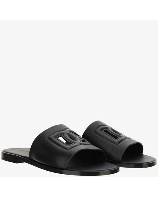 Sliders Dolce & Gabbana de hombre de color Black