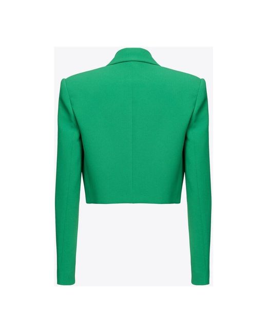 Pinko Green Elianne Spcer Crepe Stretch