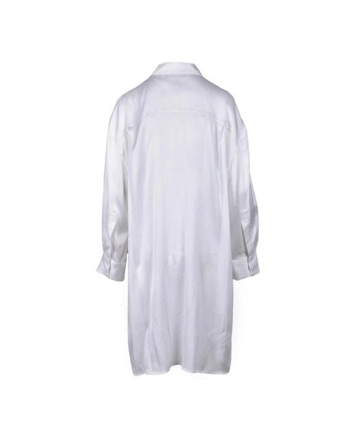 Wild Cashmere White Shirt Dresses