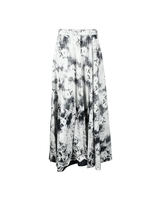 MSGM White Maxi Skirts