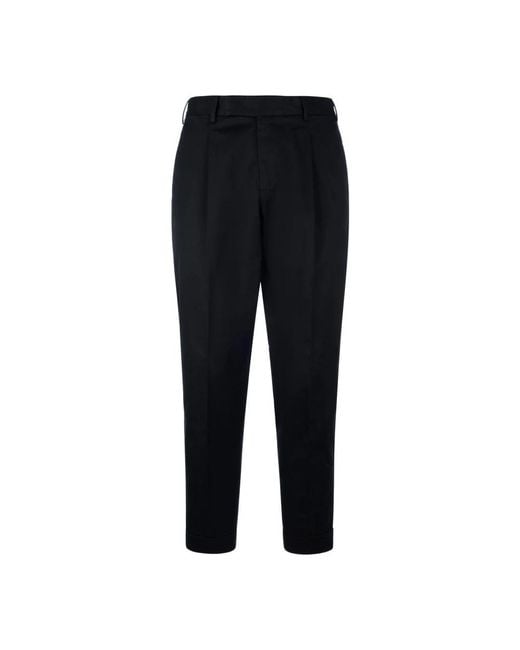 PT Torino Slim-Fit Trousers in het Black voor heren