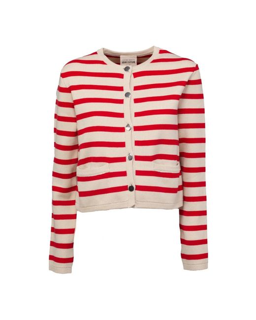 Semicouture Red Cardigans