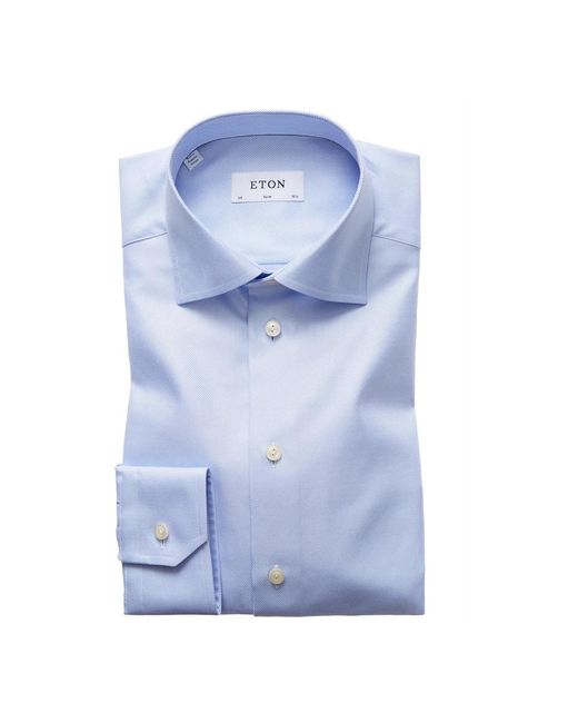 Eton of Sweden Blue Casual Shirts for men