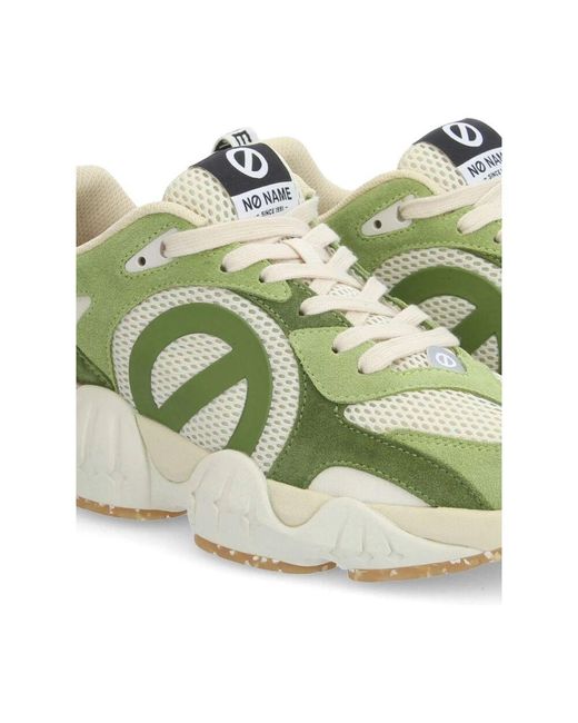 Sneakers classiche per l'uso quotidiano di No Name in Green da Uomo