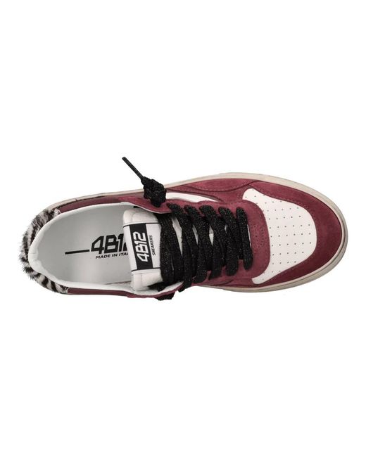 4b12 Brown Hyper Sneaker