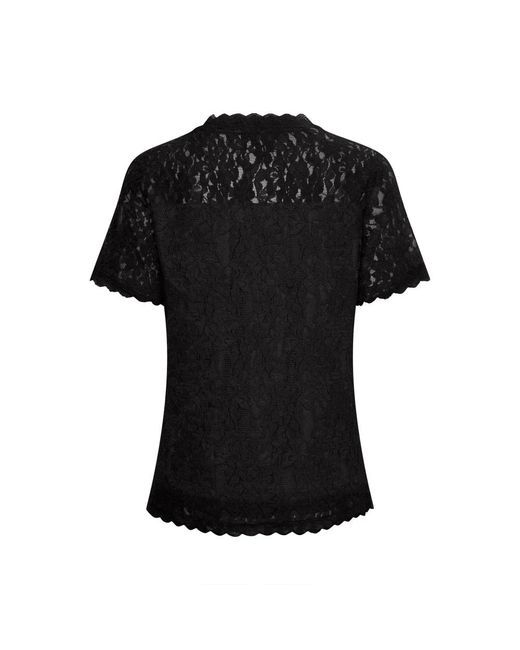 Cream Black Blouses
