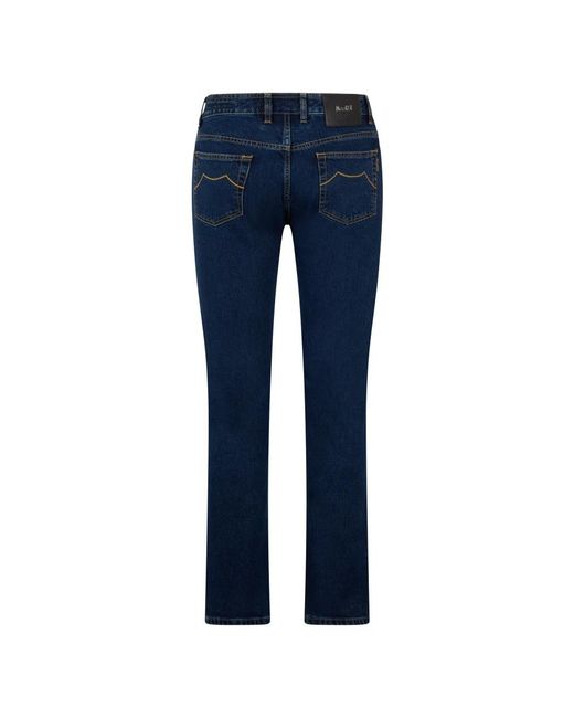 Moorer Blue Straight Jeans for men