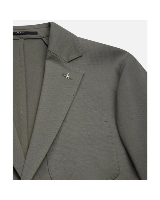 AT.P.CO Gray Blazers for men