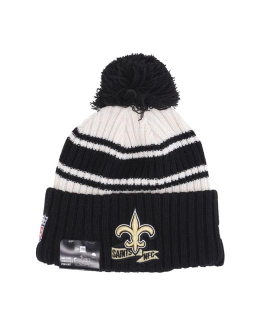 KTZ Accessoires ,Veelkleurig ,Nfl Pom Pom Beanie Hat in het Black voor heren