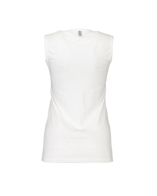 Bikkembergs White Sleeveless Tops for men
