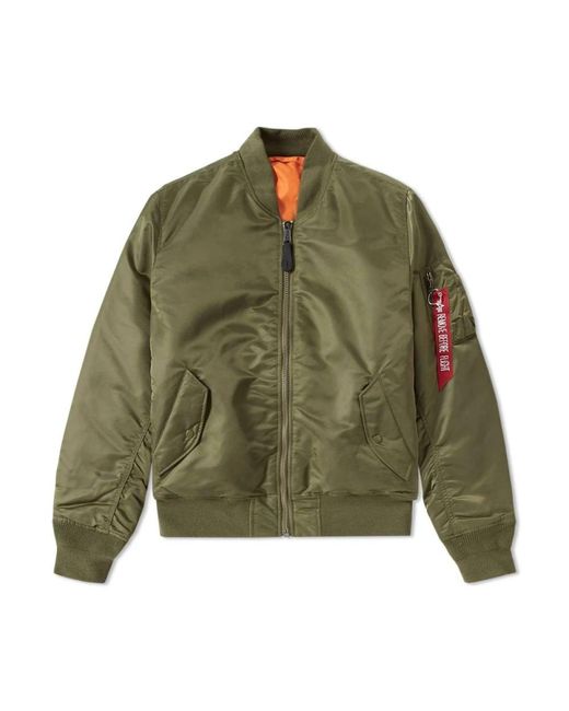 Alpha Industries Green Bomber Jackets for men