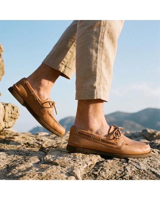 Sperry Top-Sider Brown Boat Shoes for men