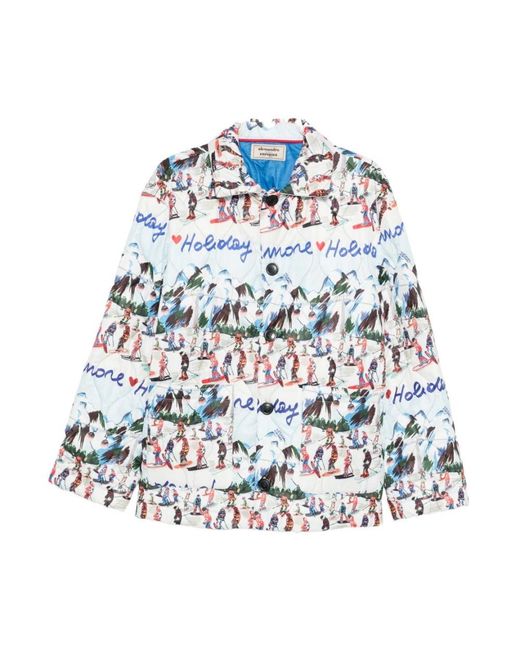ALESSANDRO ENRIQUEZ Light Jackets in het Blue
