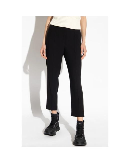 Alexander McQueen Black Cropped Trousers