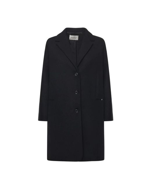 Ottod'Ame Black Single-Breasted Coats