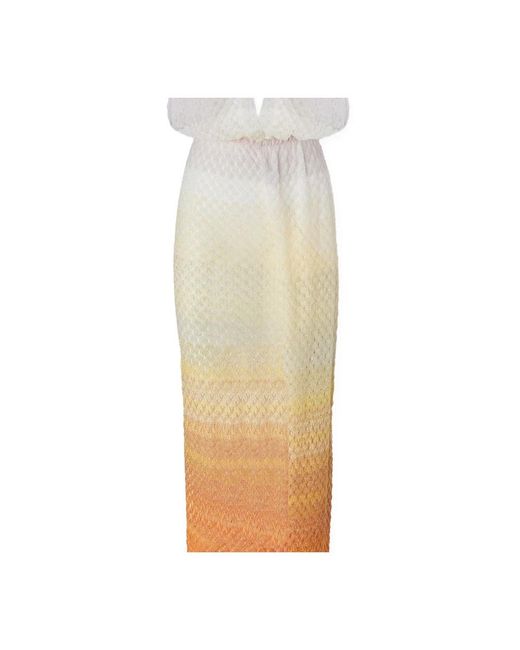 Missoni Maxi Jurk in het White