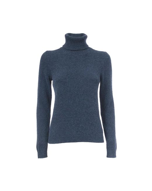 Gran Sasso Blue Turtlenecks