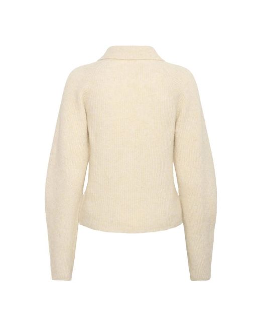 Round-Neck Knitwear di Inwear in Natural