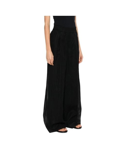 Brunello Cucinelli Black Wide Trousers