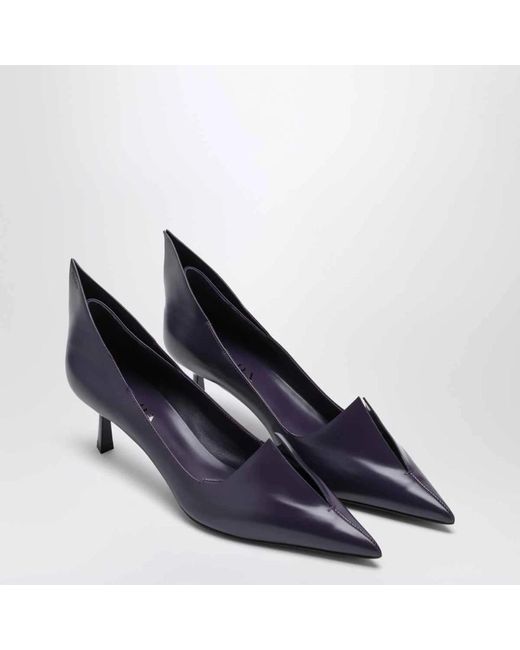 Prada Schoenen ,Paars ,Paarse Hakken Decollete Schoenen in het Blue