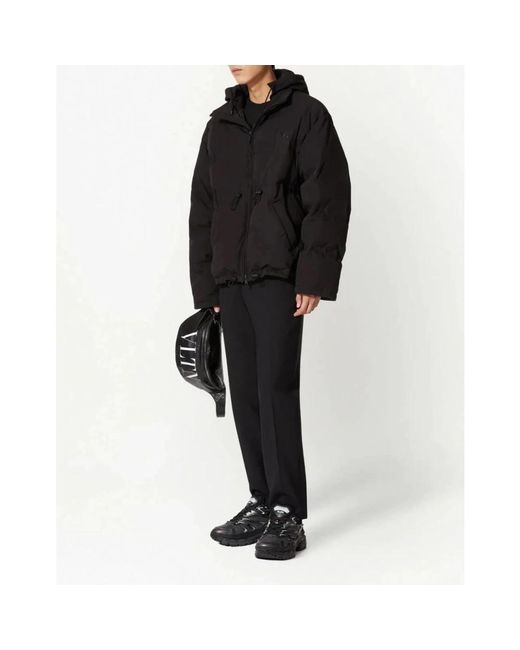 Valentino Garavani Black Winter Jackets for men