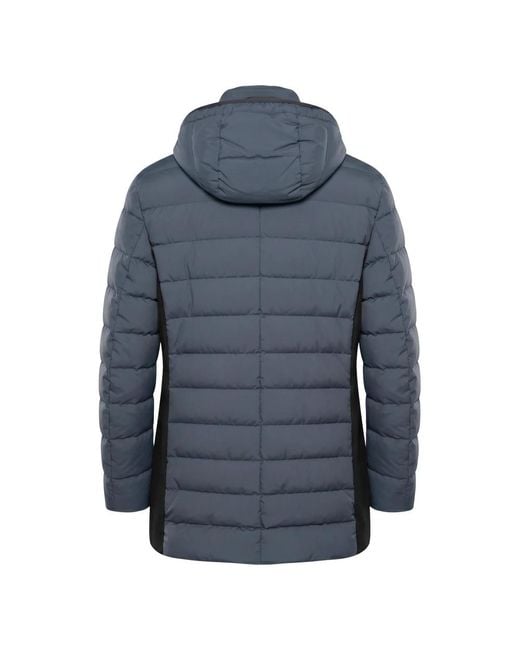 Double-Breasted Coats Moorer de hombre de color Blue