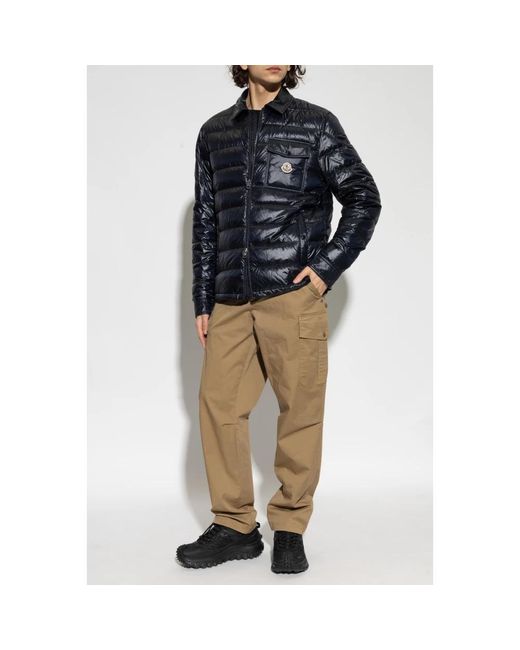 Moncler Mourillon Down Jacket in het Blue voor heren