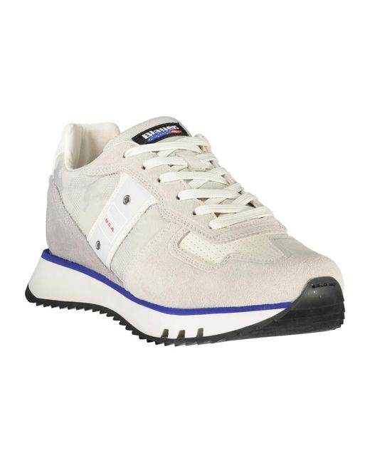 Blauer White Sneakers for men