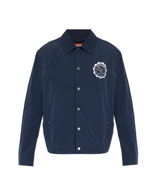 DIESEL Jassen ,Blauw ,J-Ump-A Jacket in het Blue voor heren