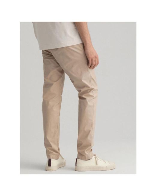 Gant Trousers > Chinos in het Natural voor heren