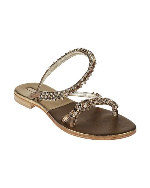 Emanuela Caruso Metallic Sliders