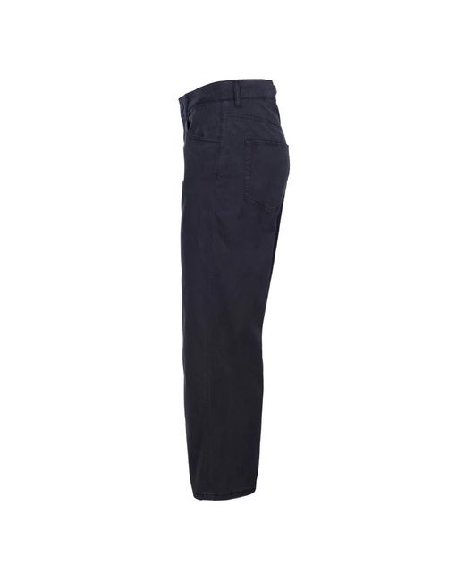 Dondup Blue Straight Trousers