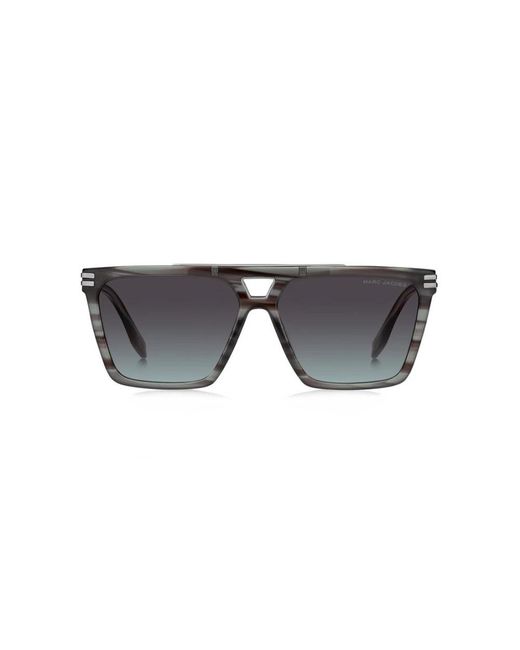 Marc Jacobs Gray Graues hornrahmen braun teal sonnenbrille,graues horngestell braune teal gläser