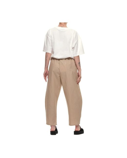 Trousers > wide trousers Apuntob en coloris Natural