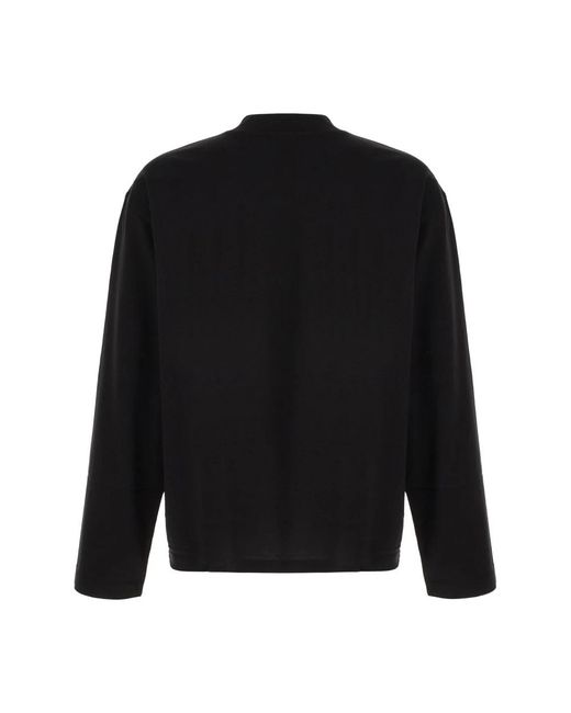 Dries Van Noten Black Long Sleeve Tops for men