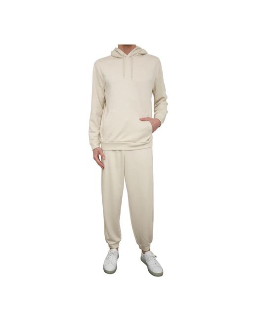EA7 Natural Hoodies for men