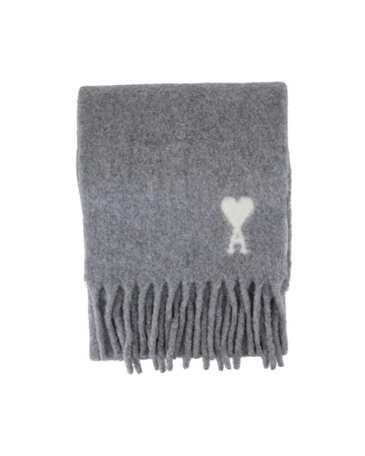 Winter Scarves di AMI in Gray