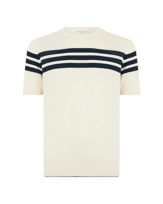 Roberto Collina White Round-Neck Knitwear for men