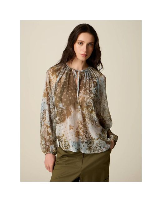 Blouses Oltre de color Natural