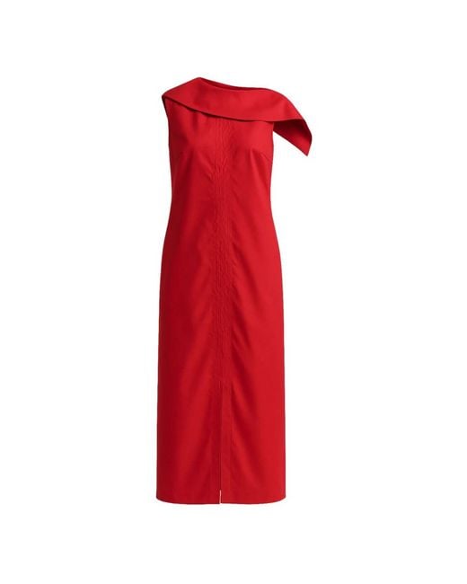 Liviana Conti Red Midi Dresses