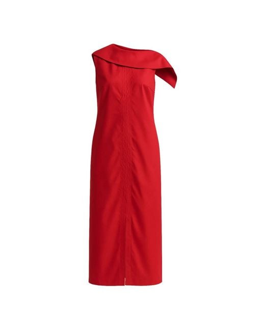 Liviana Conti Red Midi Dresses