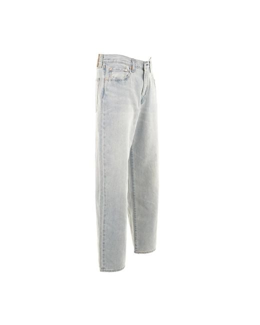 Levi's Gray Straight Jeans for men