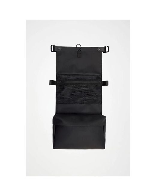 Rains Black Toilet Bags for men